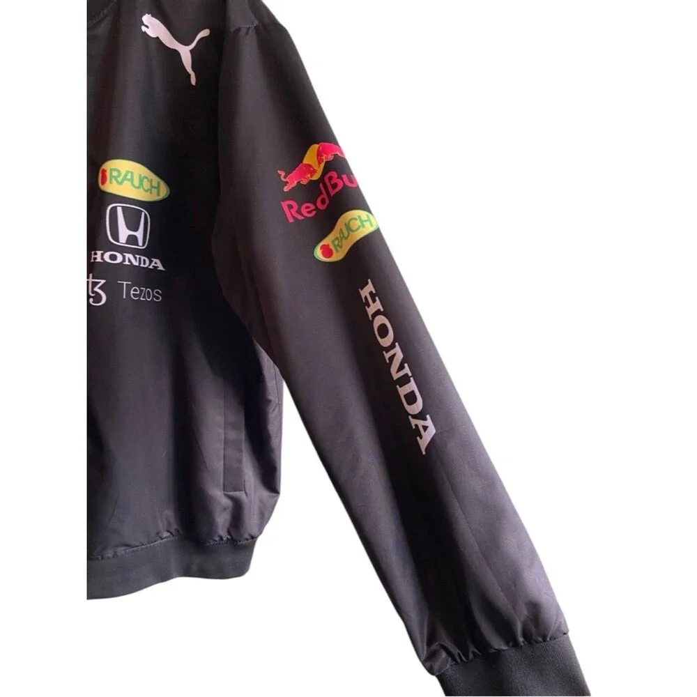 Puma Red Bull Formula One Black Bomber Jacket Size 2XL NWOT